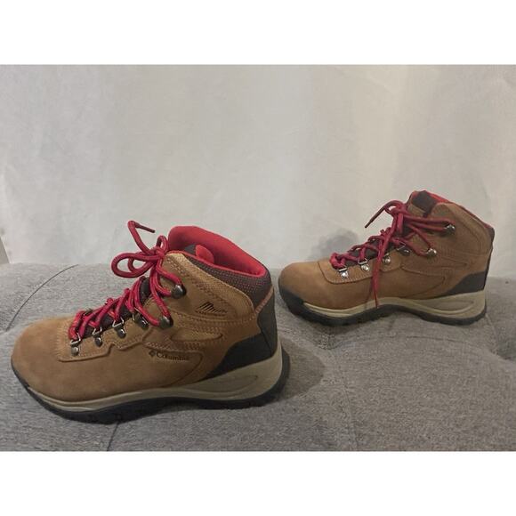Columbia Sportswear Leather Hiking Boots Women's Size 7.5 Brown - Picture 1 of 6